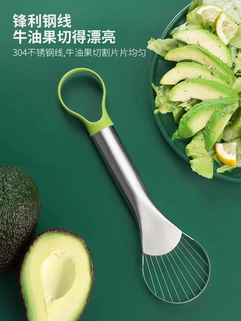 Avocado & Dragon Fruit Cutter™ – Edelstahl Küchenhelfer für einfaches Schneiden und Servieren von Obst