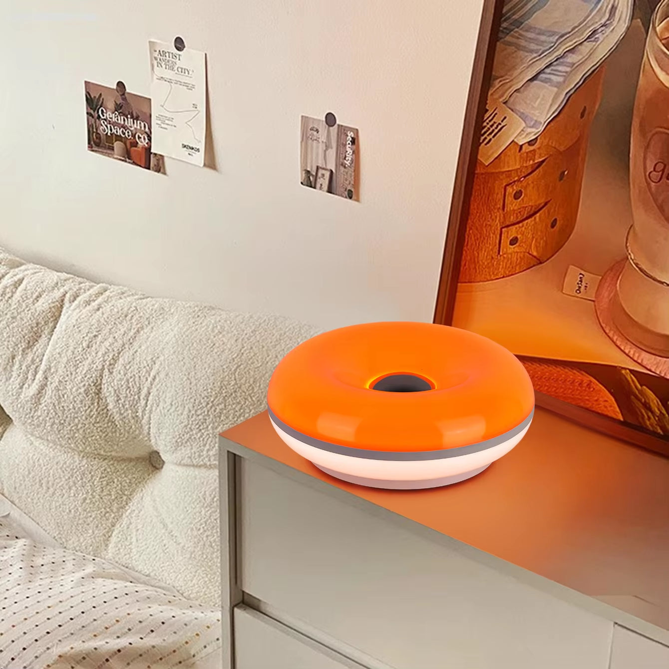  LuminDonut™ – Bauhaus Tischleuchte mit USB