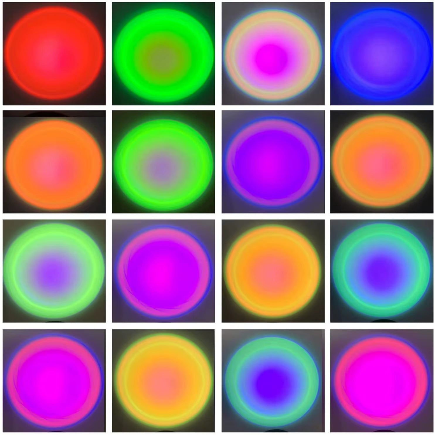 Smart Sunset Lamp Pro – RGB Tuya LED Nachtlicht mit App-Steuerung & USB-Power