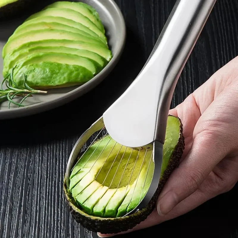 Avocado & Dragon Fruit Cutter™ – Edelstahl Küchenhelfer für einfaches Schneiden und Servieren von Obst