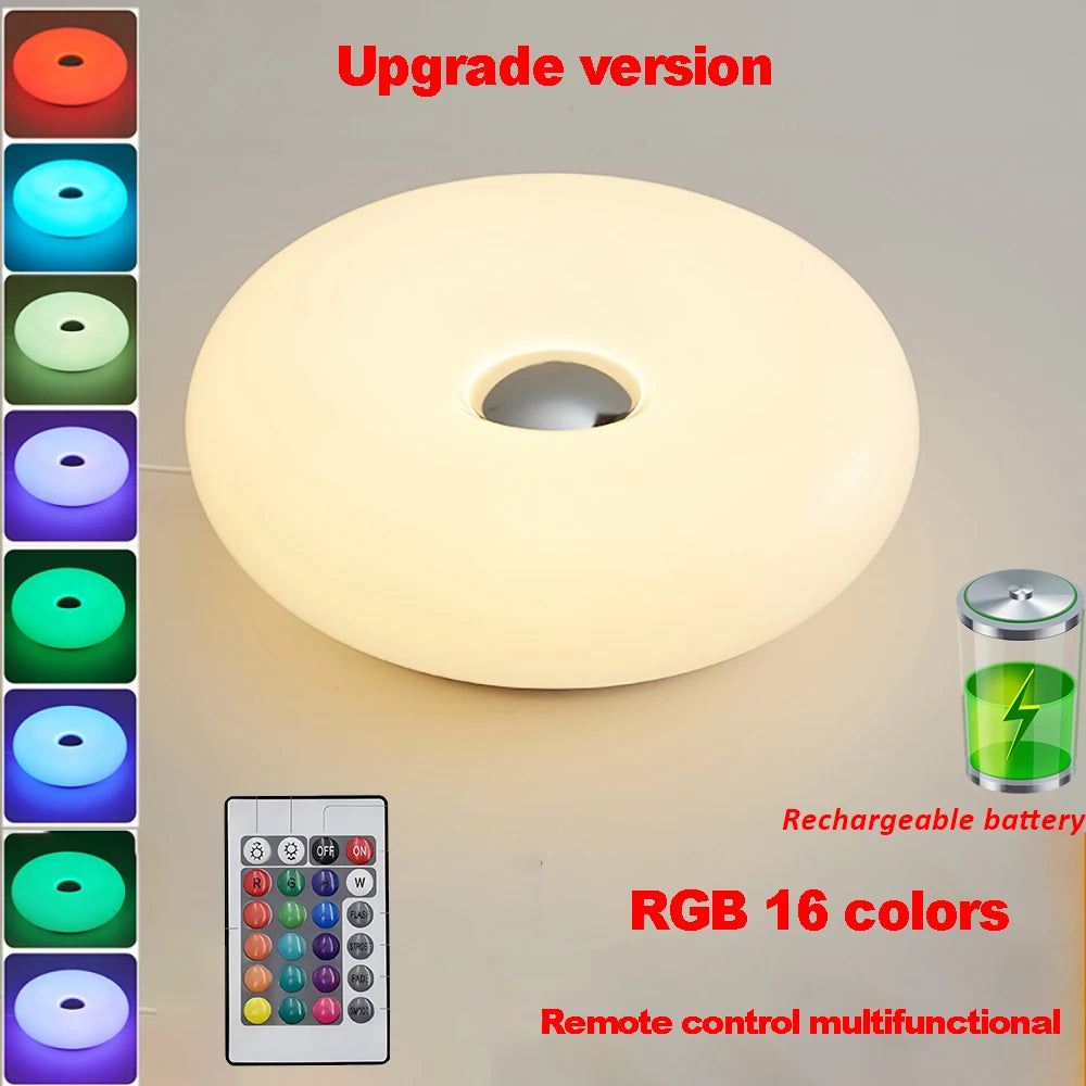  LuminDonut™ – Bauhaus Tischleuchte mit USB
