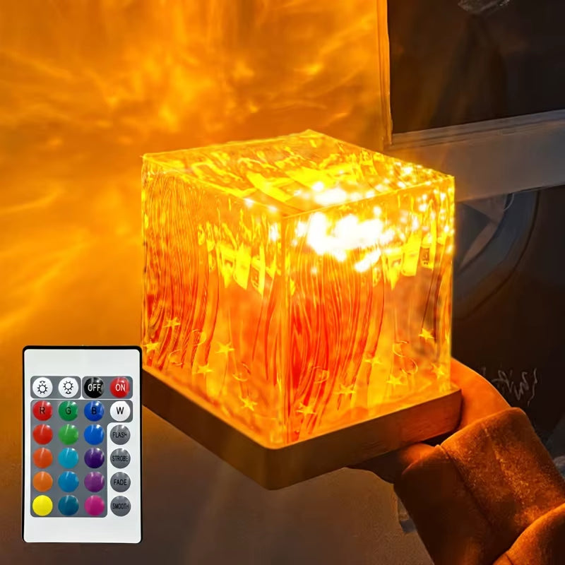 16-Farben Aurora LED Projektorlampe – Magische Nordlichter für Schlafzimmer, Wohnzimmer & Partys 