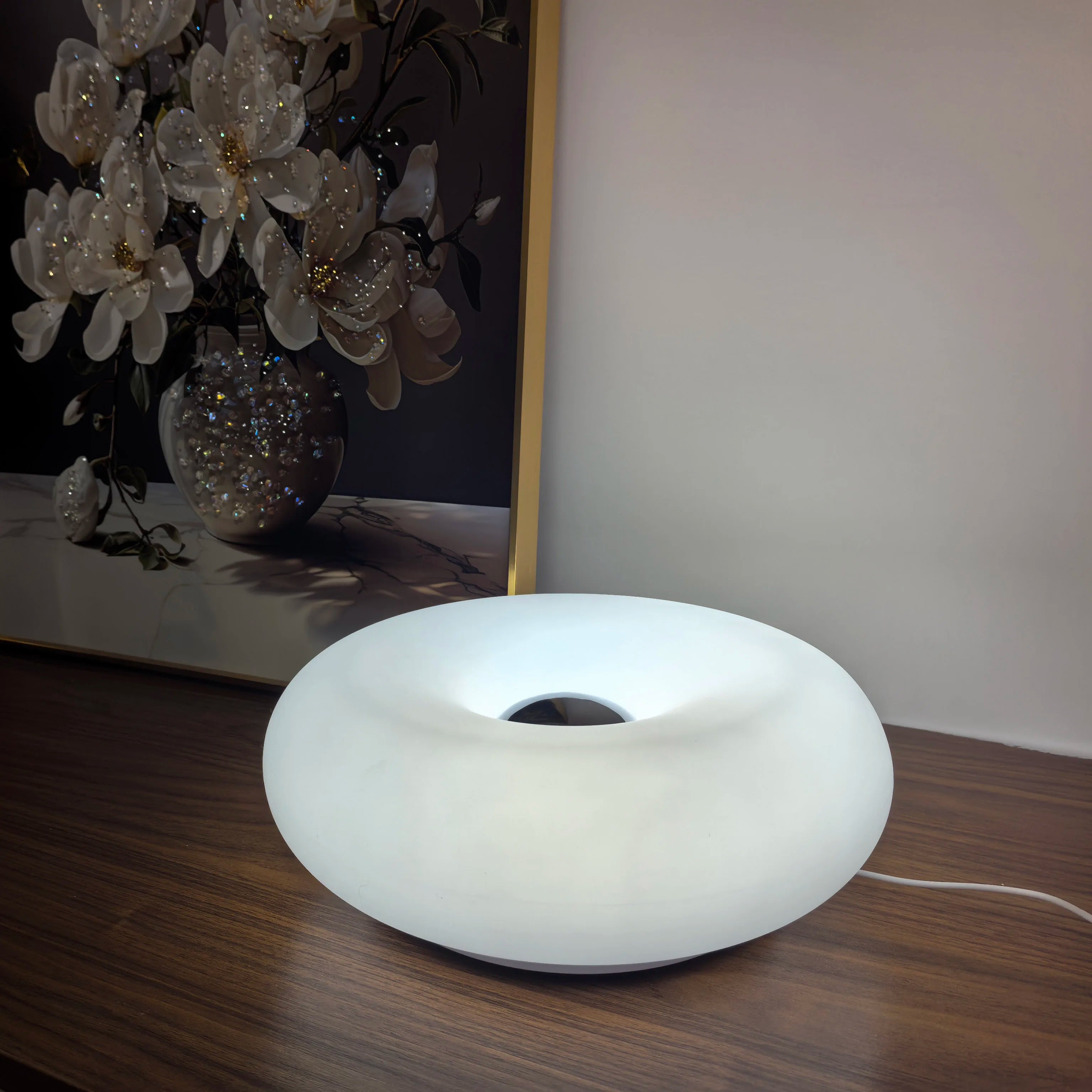  LuminDonut™ – Bauhaus Tischleuchte mit USB
